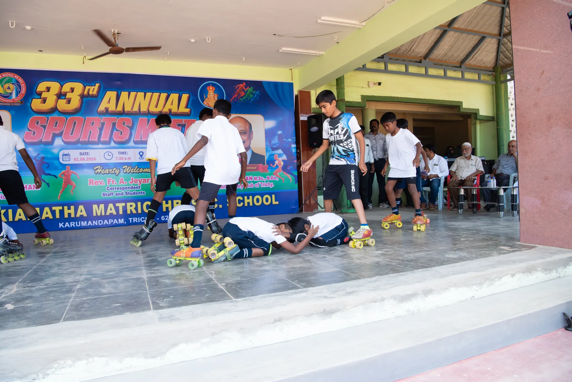 33rd Sports Day 2026-2027 – Roller Skating Demonstration & Formations